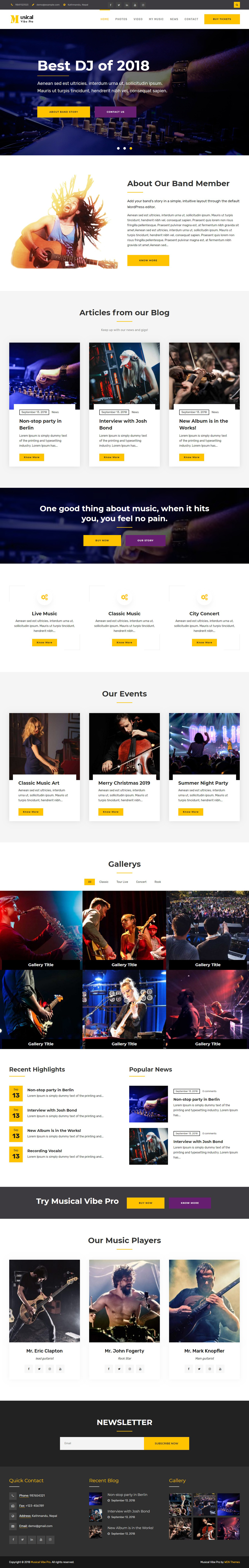 Click to scroll. Musical Vibe Pro