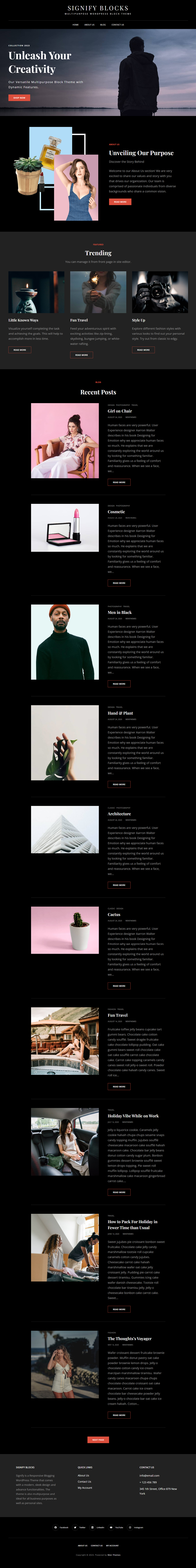 Click to scroll. Signify Blocks
